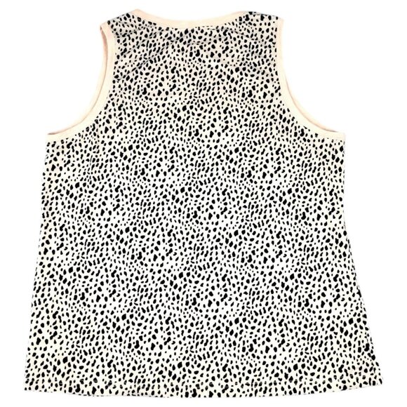Women's XL Summer Ready Leopard Print Tank Top - Loose Fit Sleeveless High Neck - Picture 6 of 12